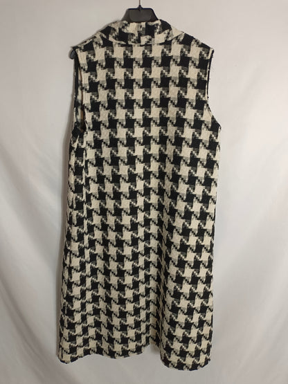 ZUA. chaleco negro pata de gallo TU(s/m)