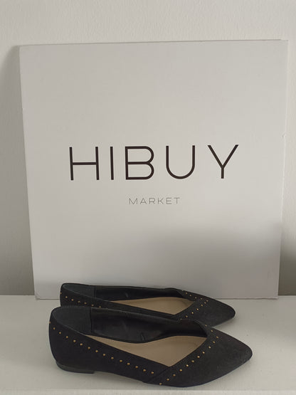 PARFOIS. Bailarina negra tachuelas T.38