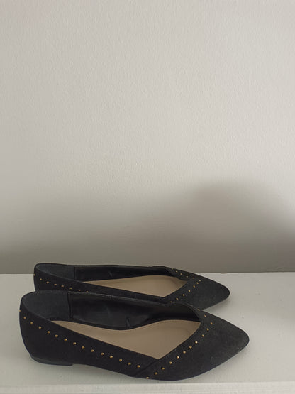 PARFOIS. Bailarina negra tachuelas T.38