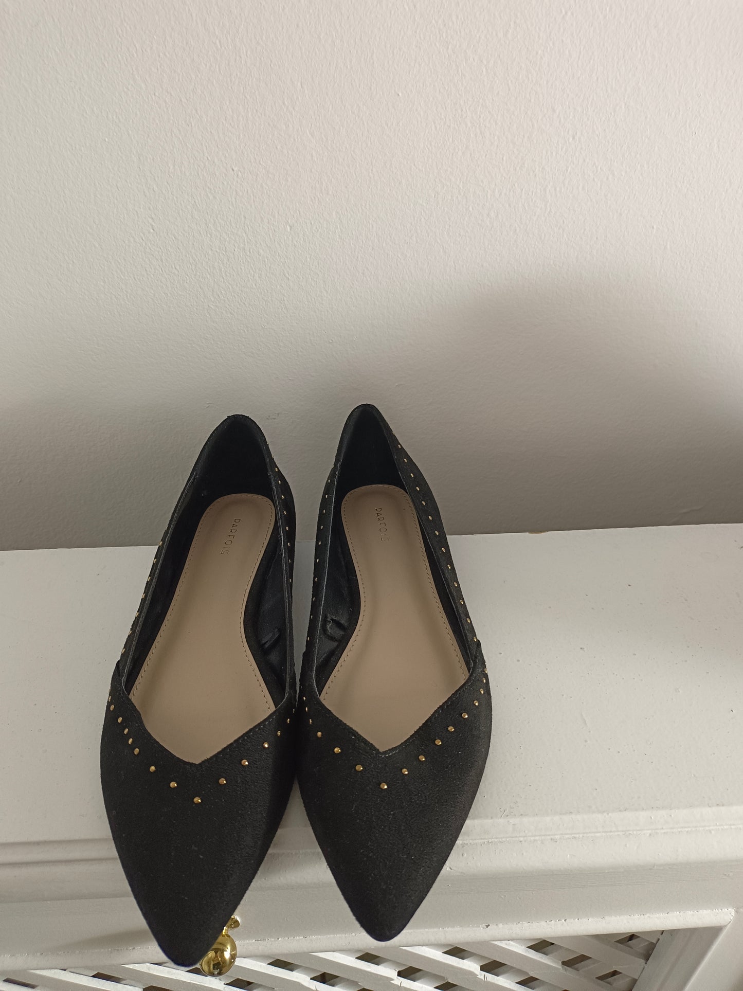 PARFOIS. Bailarina negra tachuelas T.38