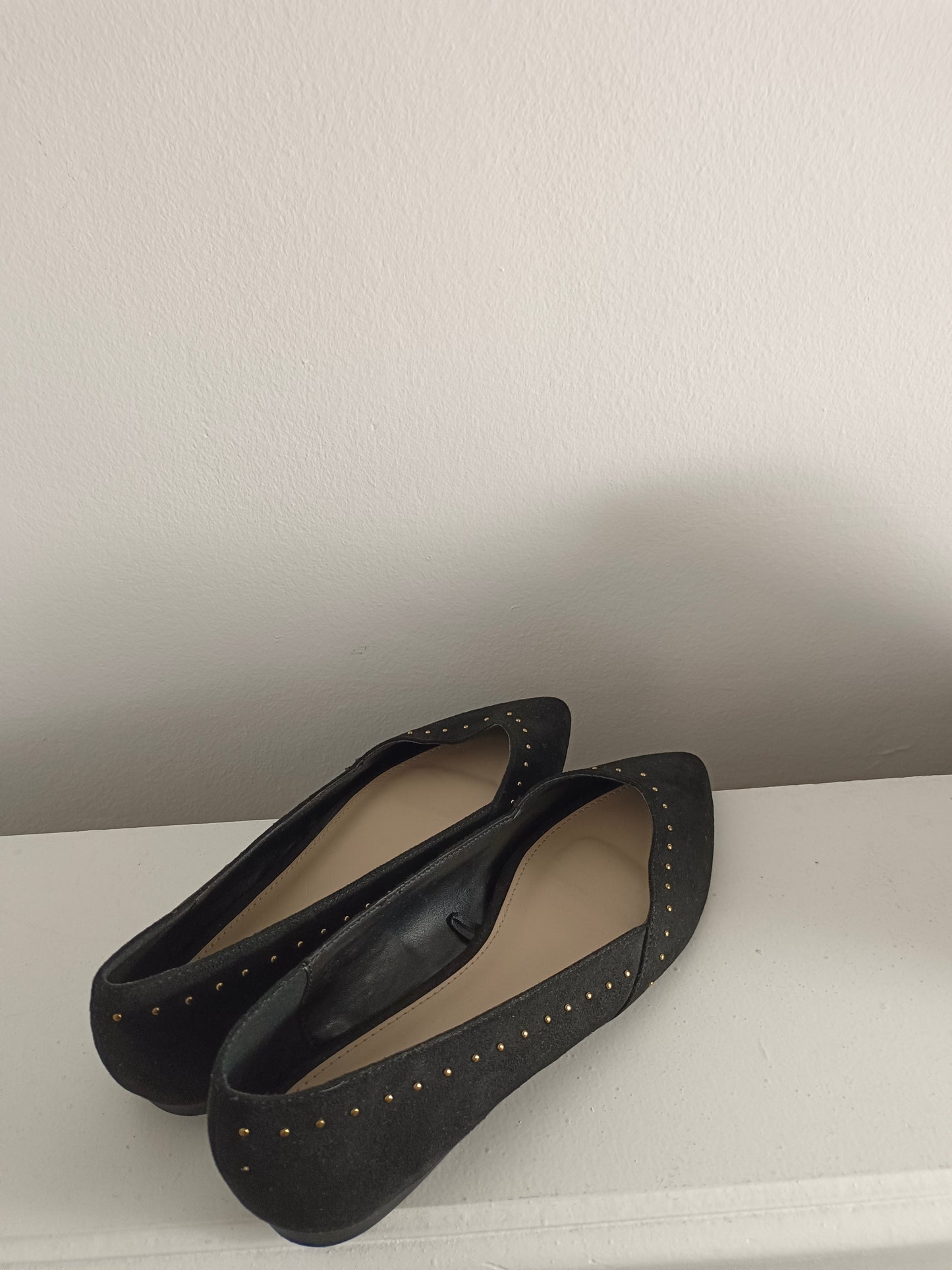 PARFOIS. Bailarina negra tachuelas T.38