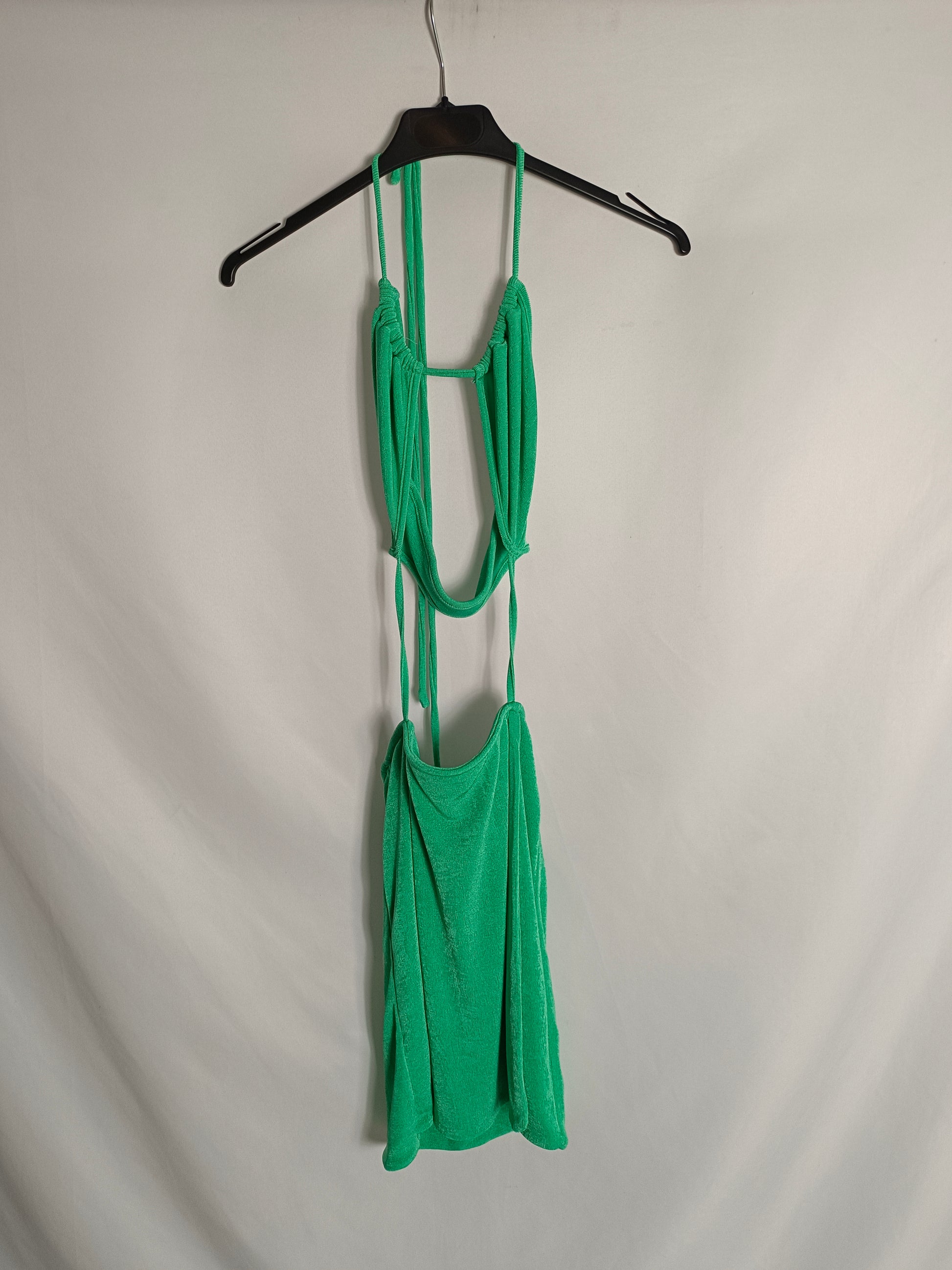 TIGER MIST. Green Ts split dress Hibuy market TIGER MIST. Green Ts split dress Hibuy market