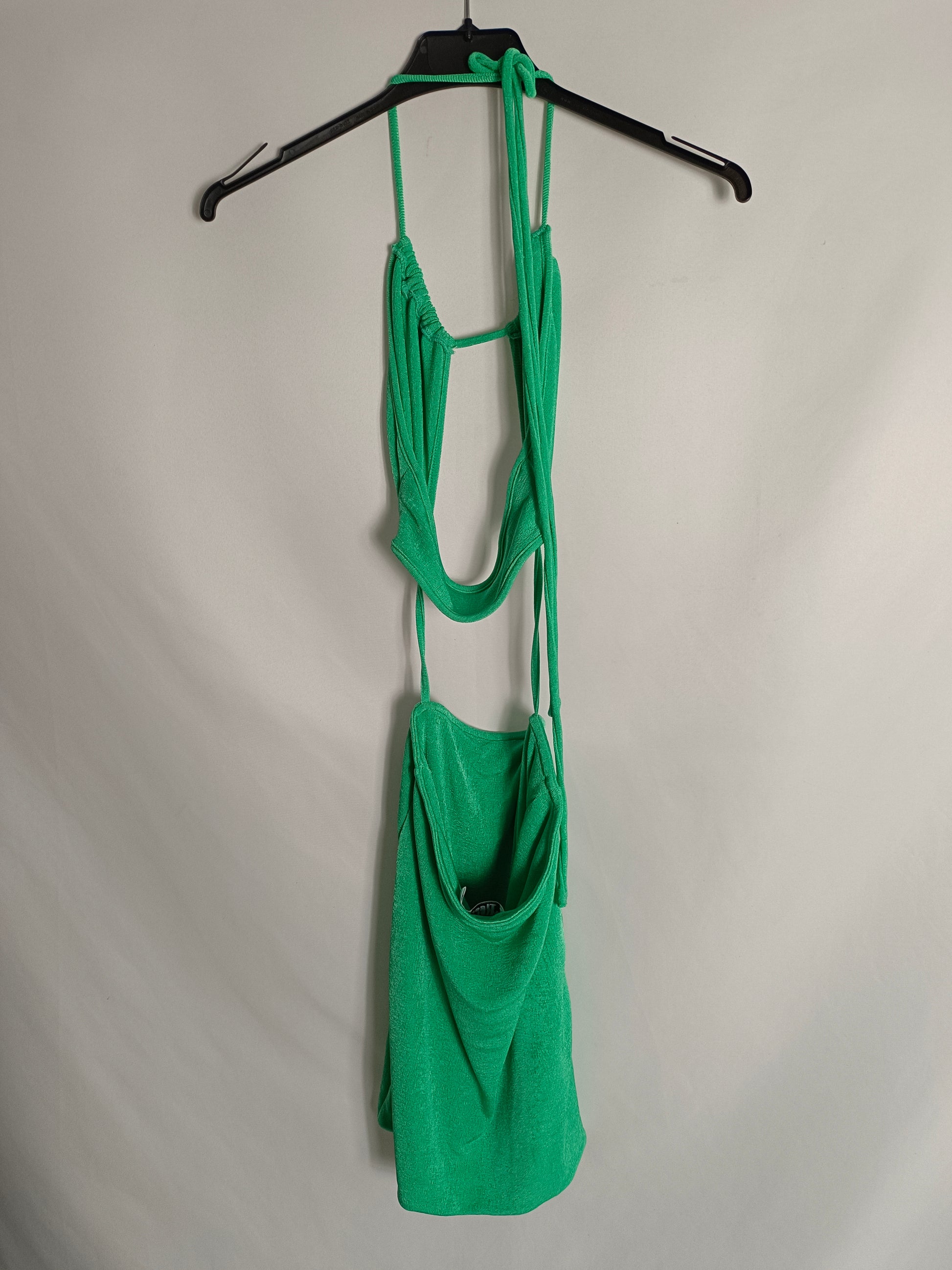 TIGER MIST. Green Ts split dress Hibuy market TIGER MIST. Green Ts split dress Hibuy market