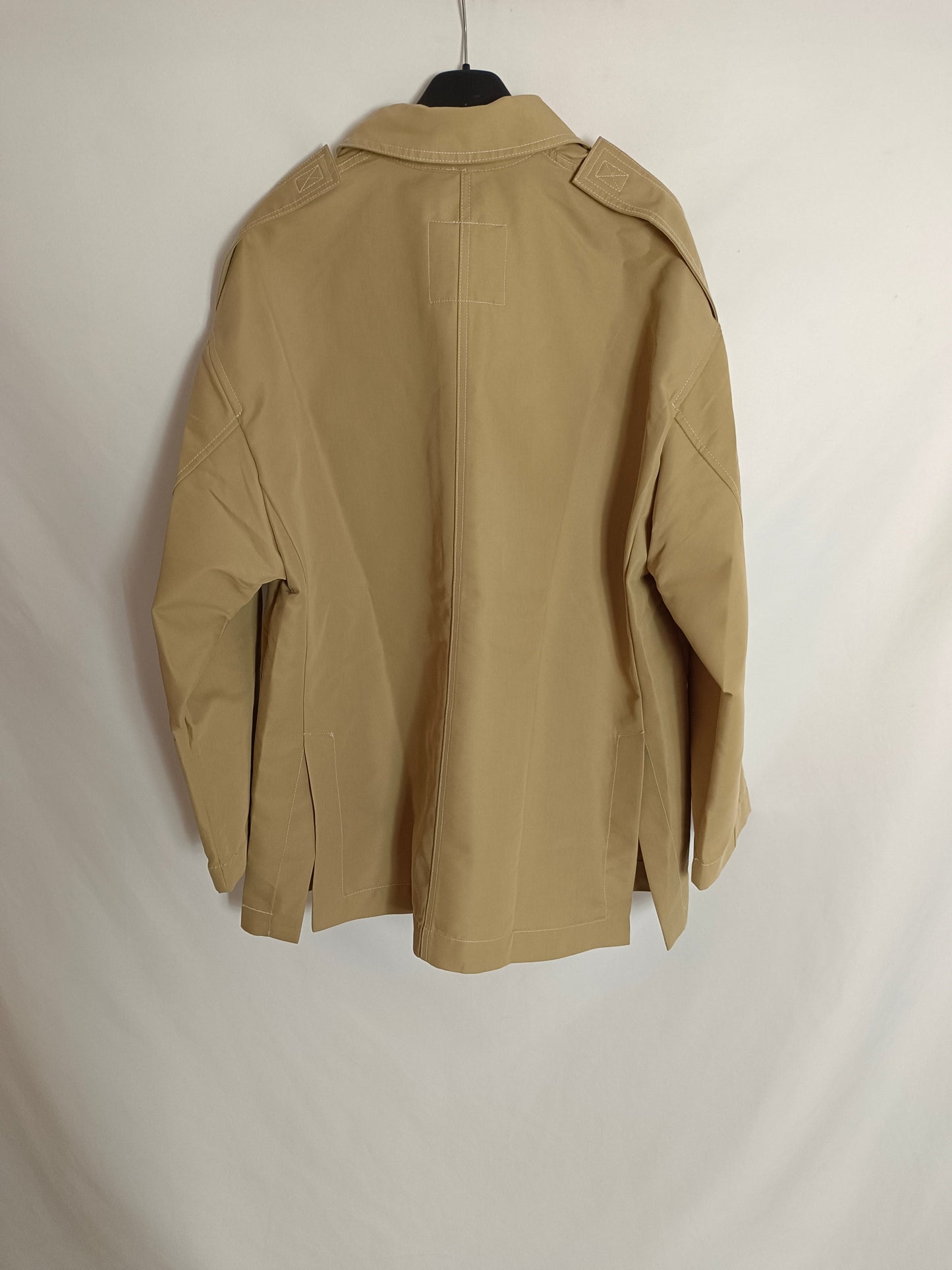 ZARA. Oversized beige jacket T.xs/s