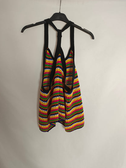 ZARA. top punto colores T.s