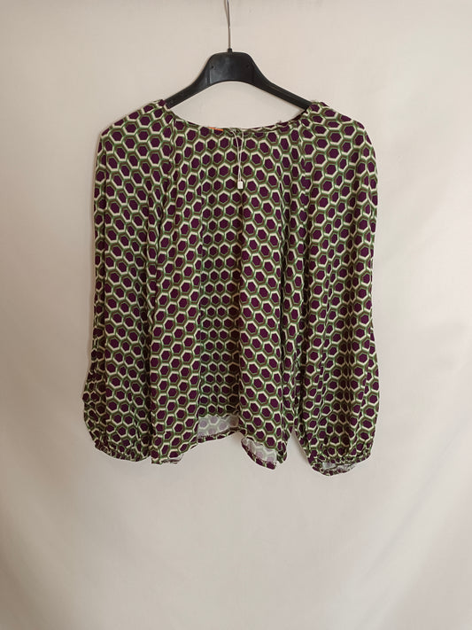 ZAU. Retro burgundy blouses Yours