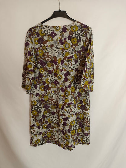 VILAGALLO. Short floral dress S.40(m)