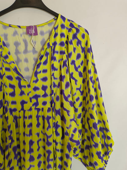 ZUA. Vestido fluido estampado TU(s)
