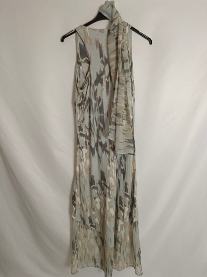 ARMANI EXCHANGE. Gray tie-dye dress TM