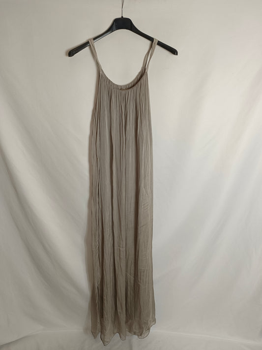 OTRAS. Vestido largo beige TU(s)