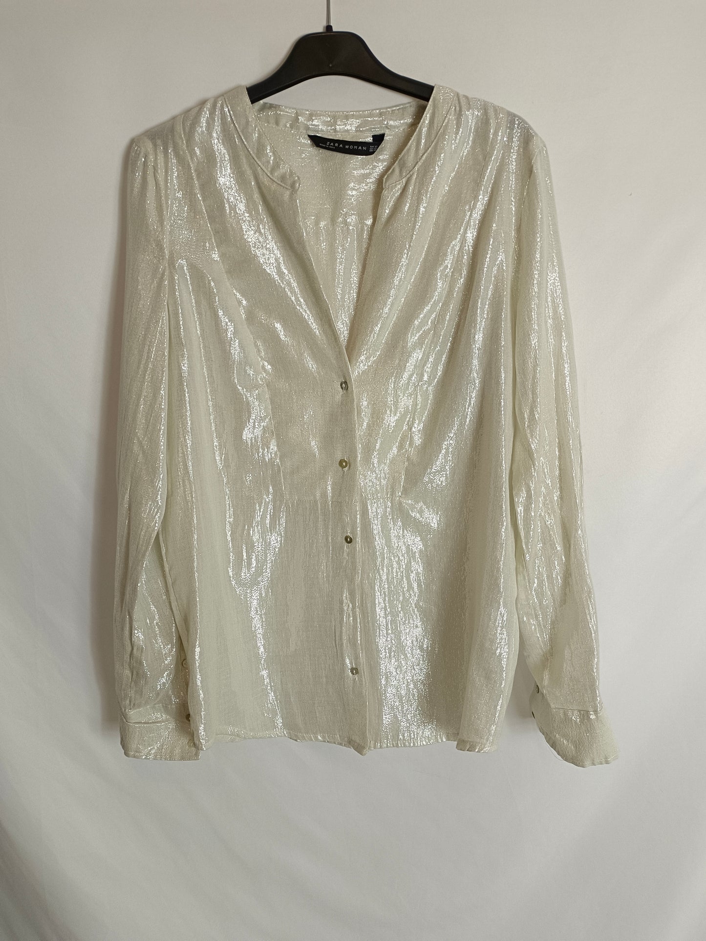 ZARA. Blusa paletada  T.xs