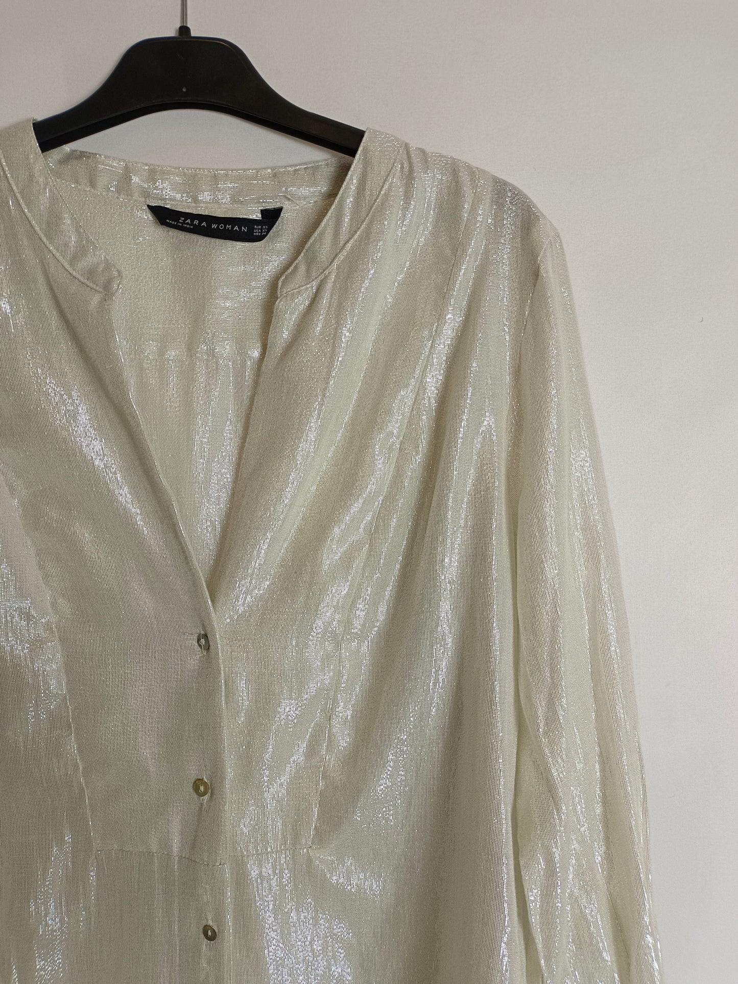 ZARA. Blusa paletada  T.xs