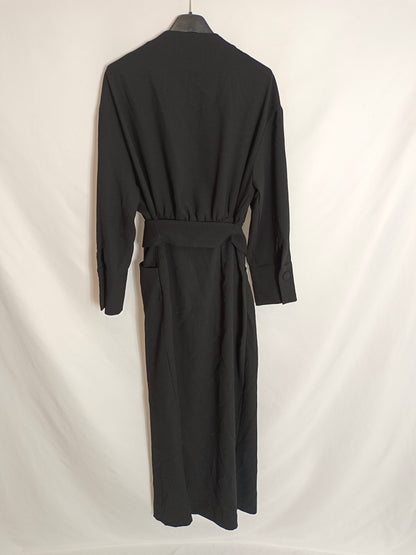 ZARA. Vestido midi botones T.S