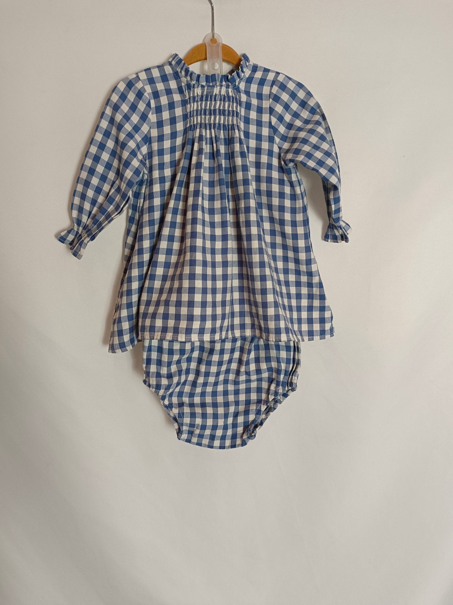 MAMAMADEJAS. Conjunto cuadros  vichí  T.9 meses