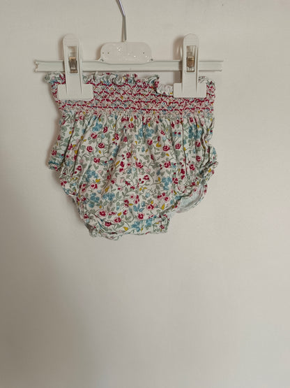 DOÑA CARMEN. Flower romper size 6 months