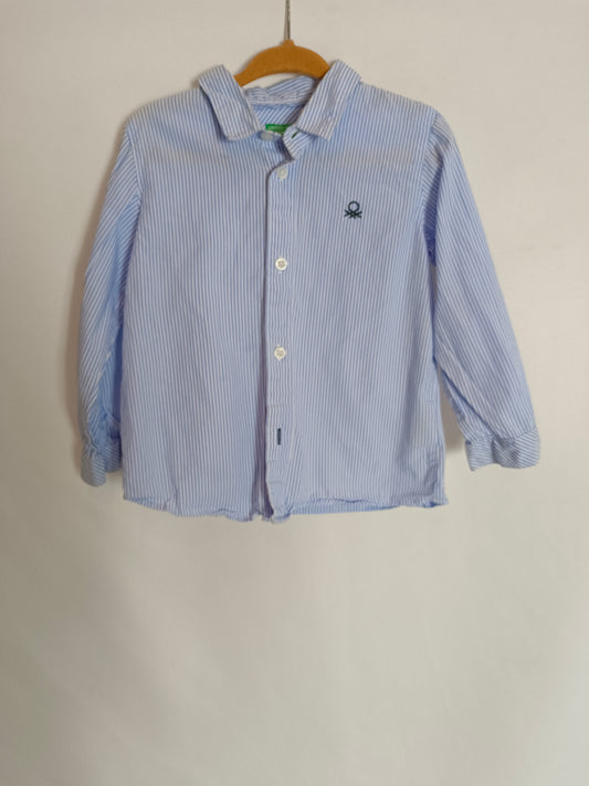 BENETTON. Camisa rayas 18-24 meses