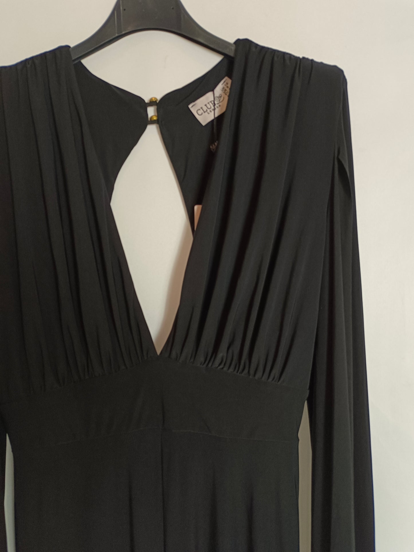 CLUB LONDON. Mono negro largo T.l