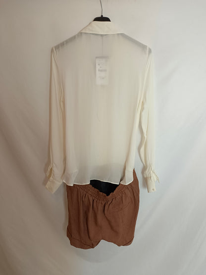 ZARA. Mono corto bicolor T.xs