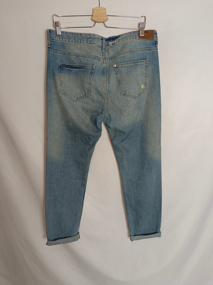 H&amp;M. Ripped denim pants S.29(44)