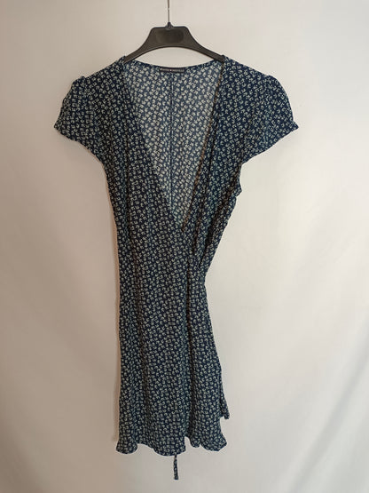 BRANDY MELVILLE. Blue floral dress S.xs/s