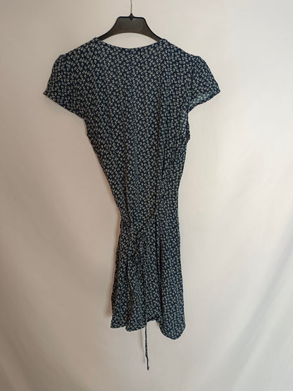 BRANDY MELVILLE. Blue floral dress S.xs/s