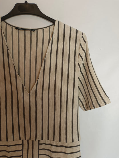 ZARA. Striped Ts midi dress