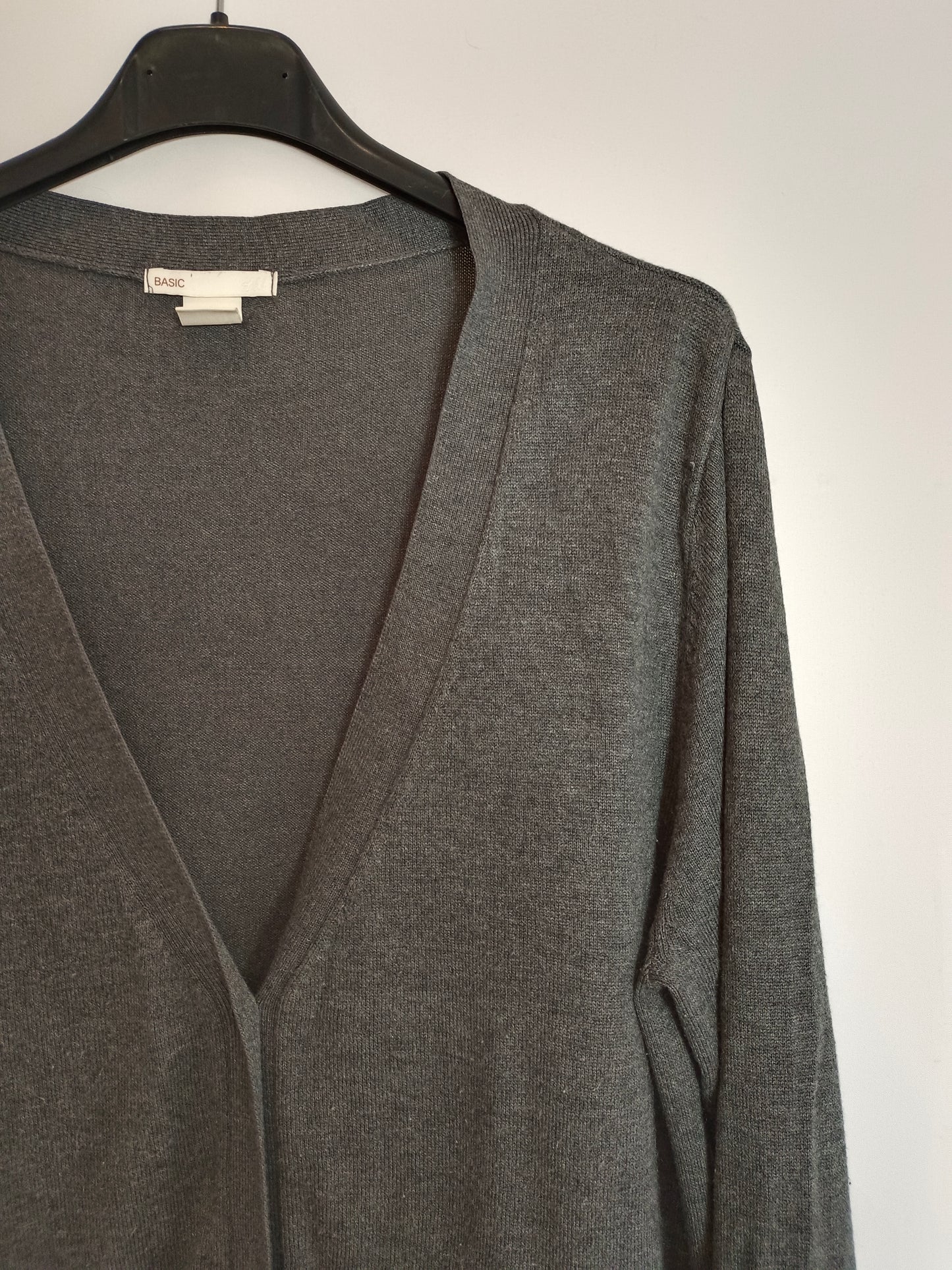 H&amp;M. Grey Knit Cardigan Tm