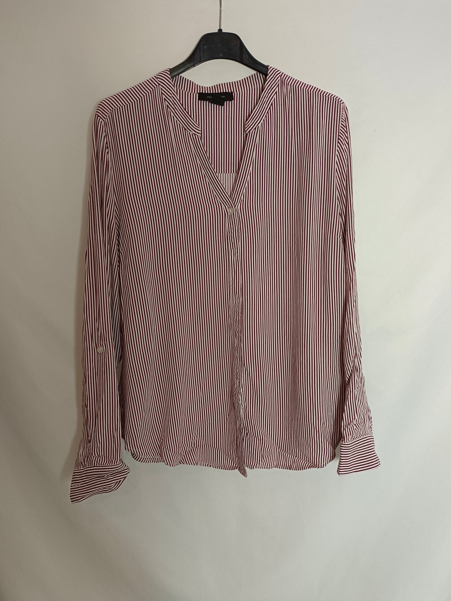 PRIMARK. Flowy striped blouse, size 42