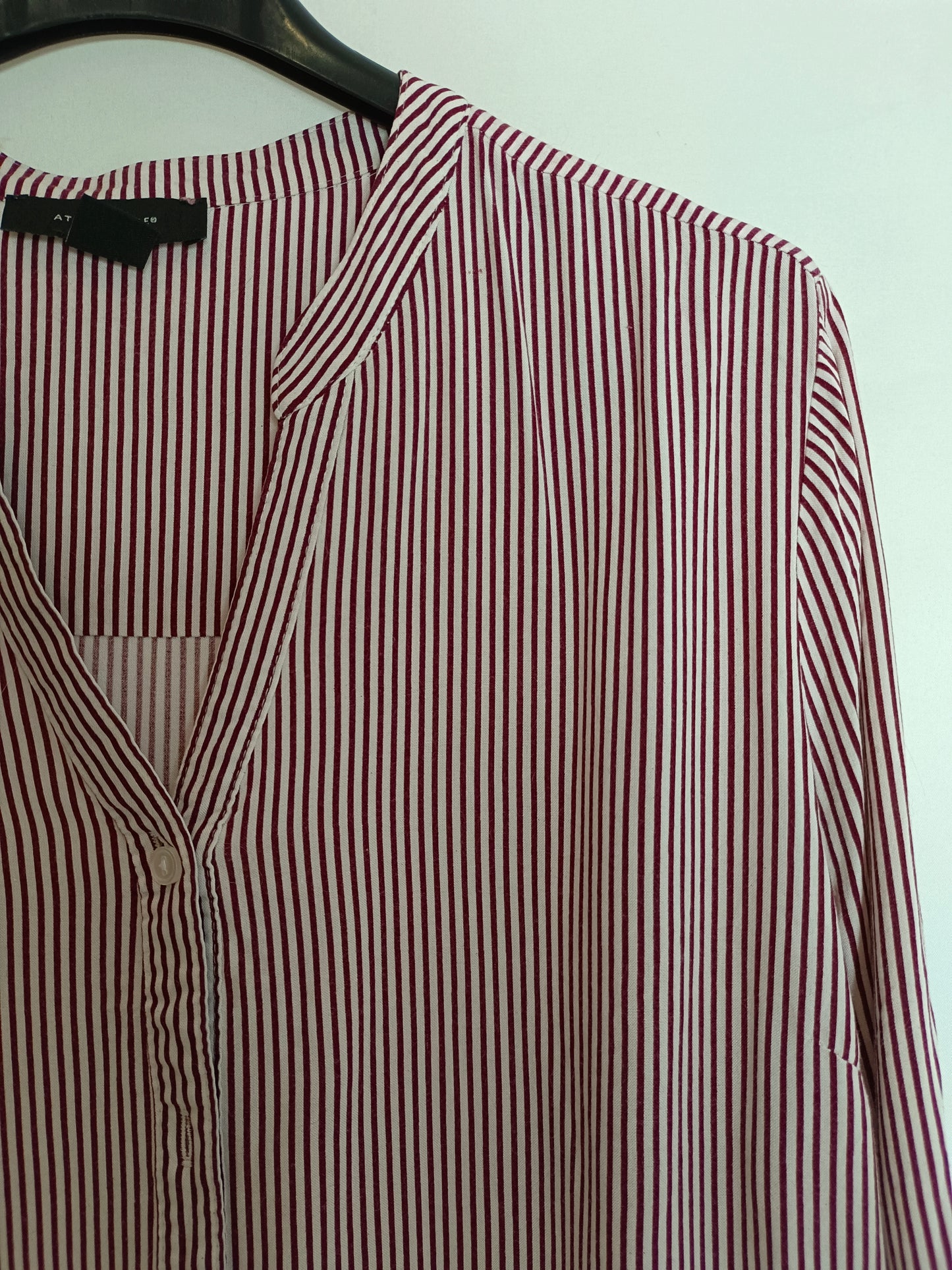 PRIMARK. Flowy striped blouse, size 42