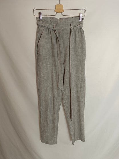 H&amp;M. Grey fluid trousers size 38