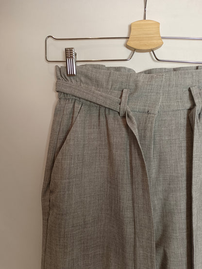 H&amp;M. Grey fluid trousers size 38
