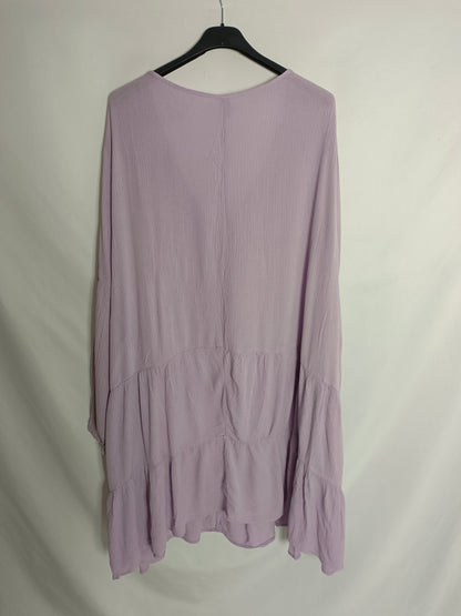 H&M. Vestido corto lila T.4xl