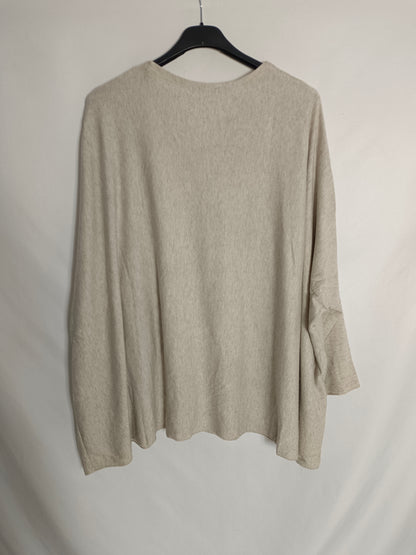 BUGANVILLA. Thin beige sweater TU (2xl)