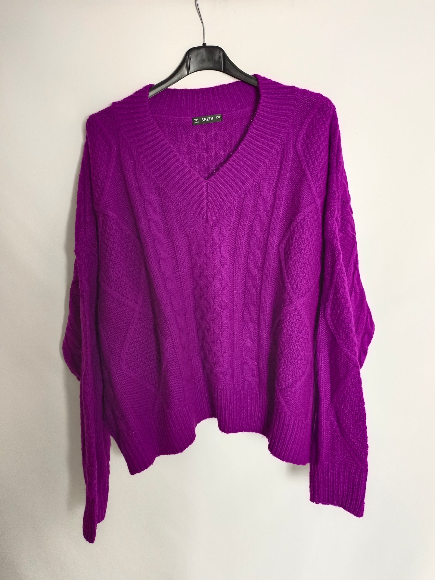SHEIN. Jersey ochos morados T.xl