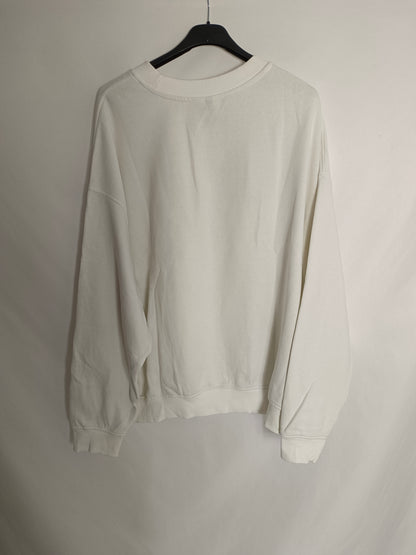 H&M. Sudadera blanca "Saint Moritz" T.4xl