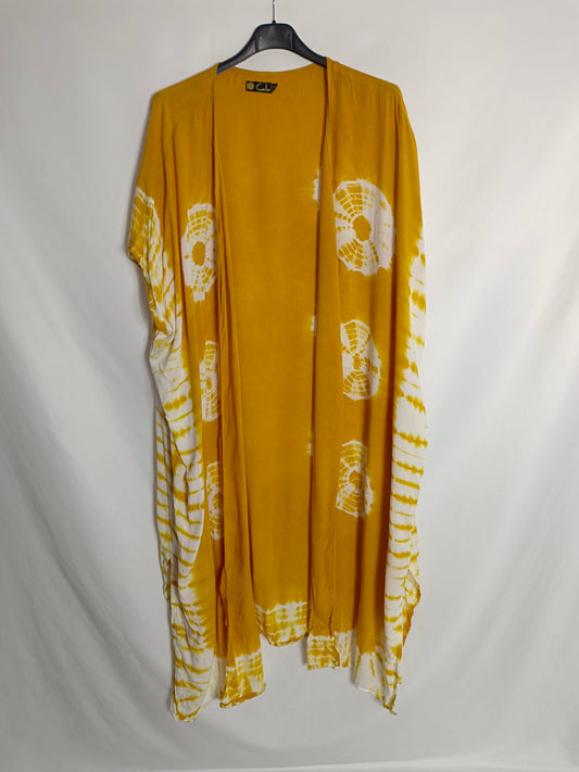 CREEK. Tie dye kimono TU(xl/xxl)