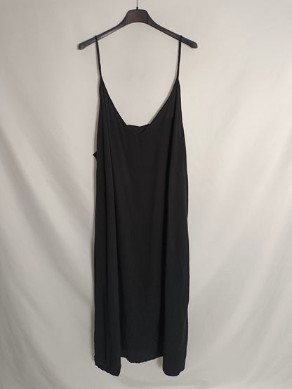 OTRAS. Vestido tirantes negro TU(2xl/3xl)