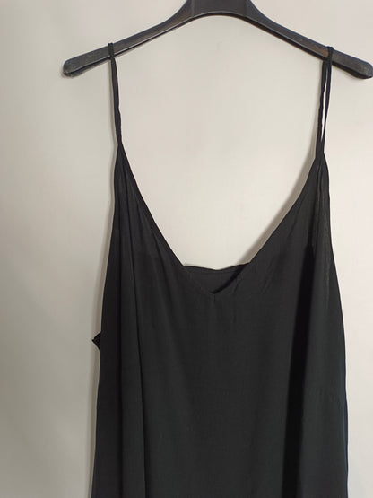 OTRAS. Vestido tirantes negro TU(2xl/3xl)