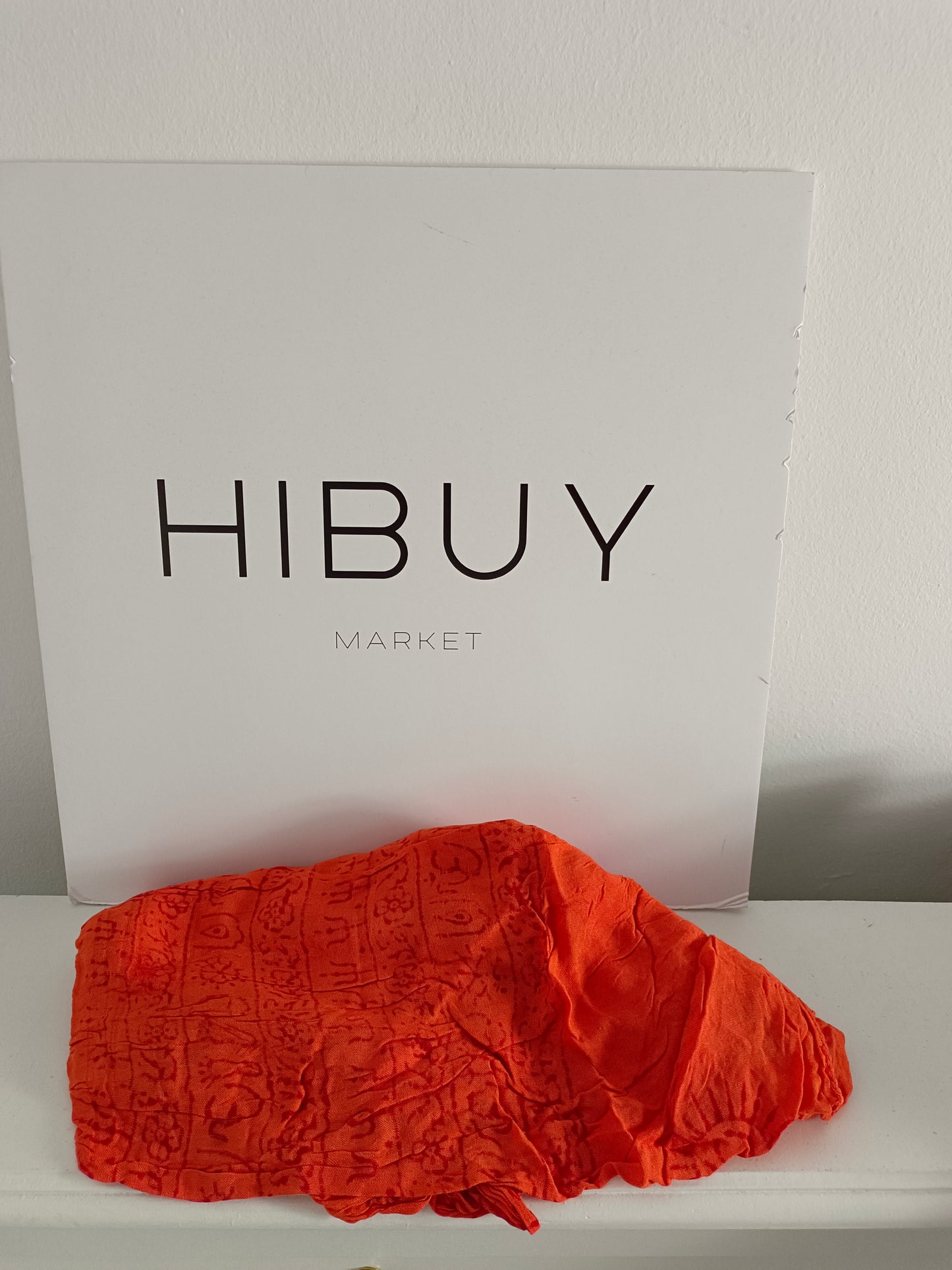 BOUGAINVILIA. Orange hippie sarong