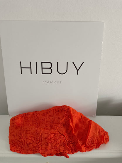 BOUGAINVILIA. Orange hippie sarong