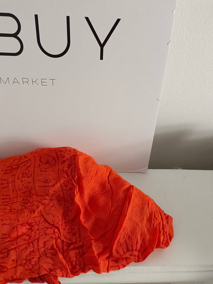 BOUGAINVILIA. Orange hippie sarong