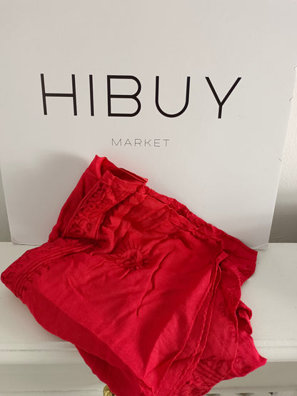 BOUGAINVILIA. Dark orange hippie sarong