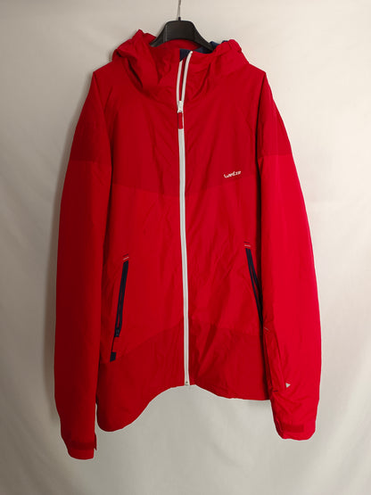 DECATHLON. Abrigo rojo impermeable T.3xl