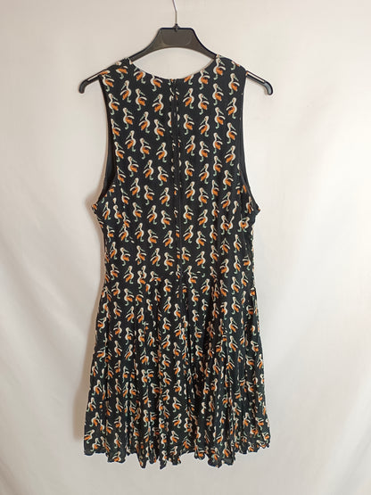 H&amp;M. Black flamenco dress size 44