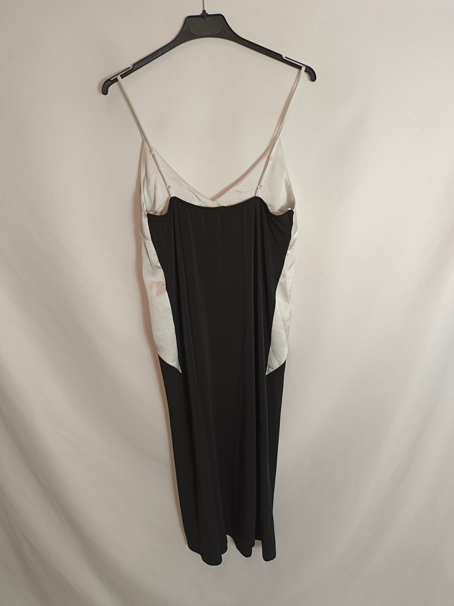 ZARA. Vestido corto bicolor T.s