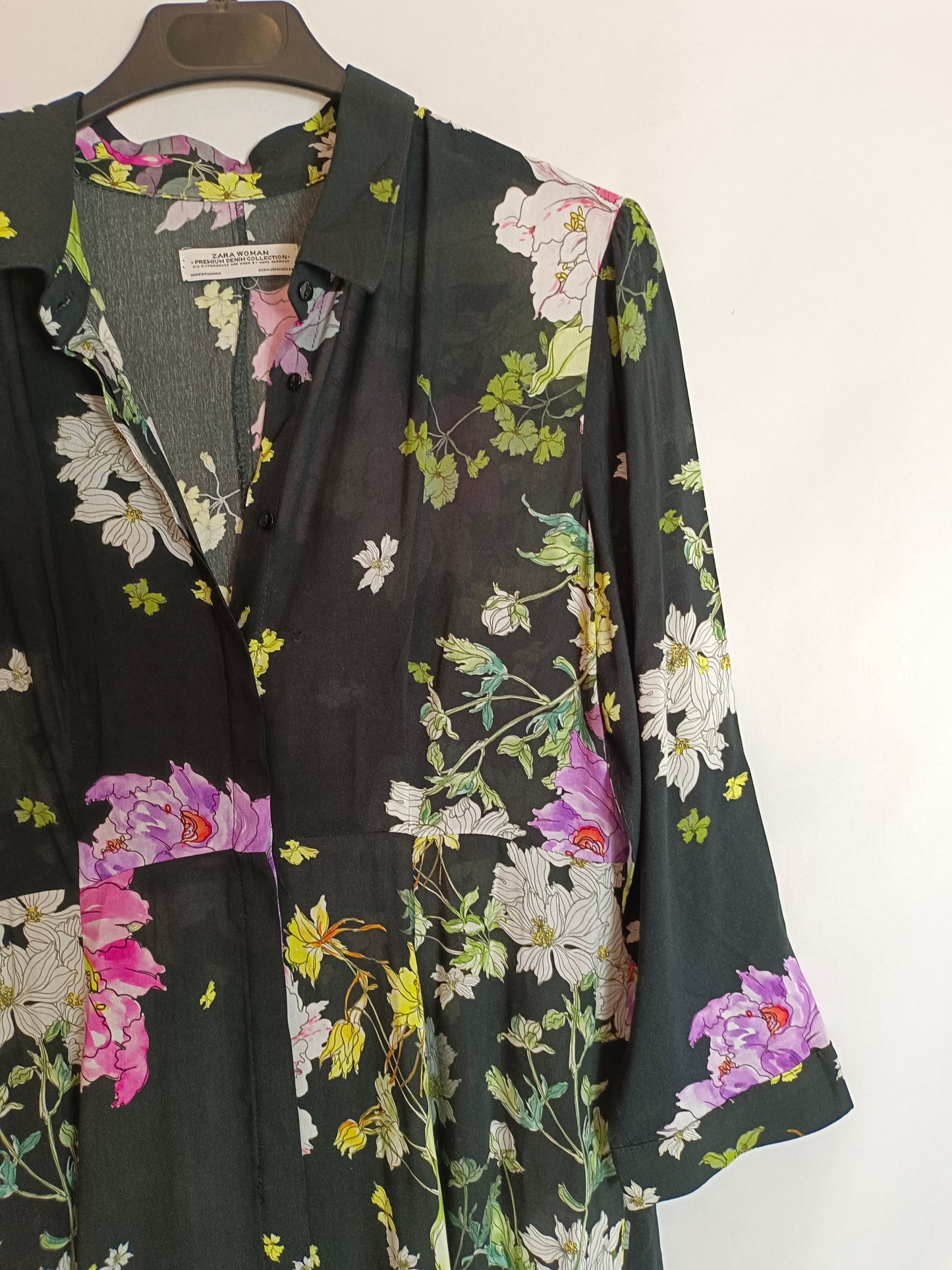 ZARA. Long shirt dress size 38