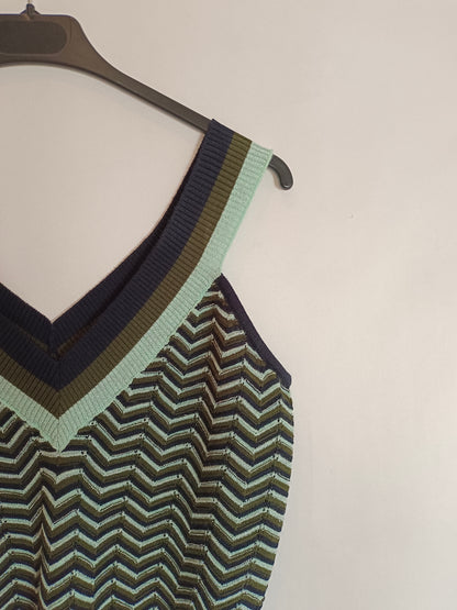 MANGO. Top punto hilos T.s