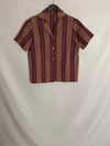 ANTHILL. Camisa rayas vintage T.m