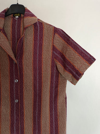 ANTHILL. Camisa rayas vintage T.m