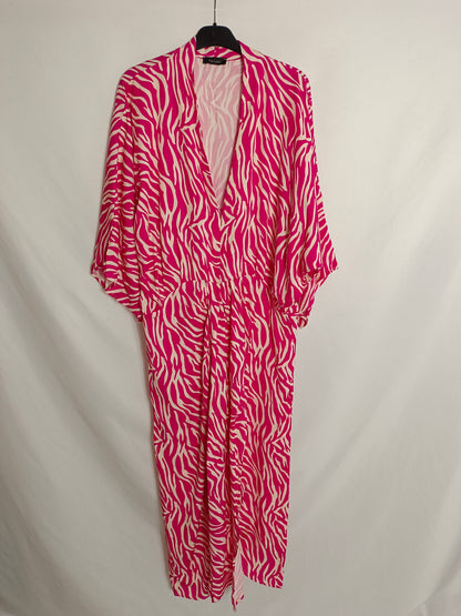 THE LULÚ. Vestido print rosa TU(s/m)